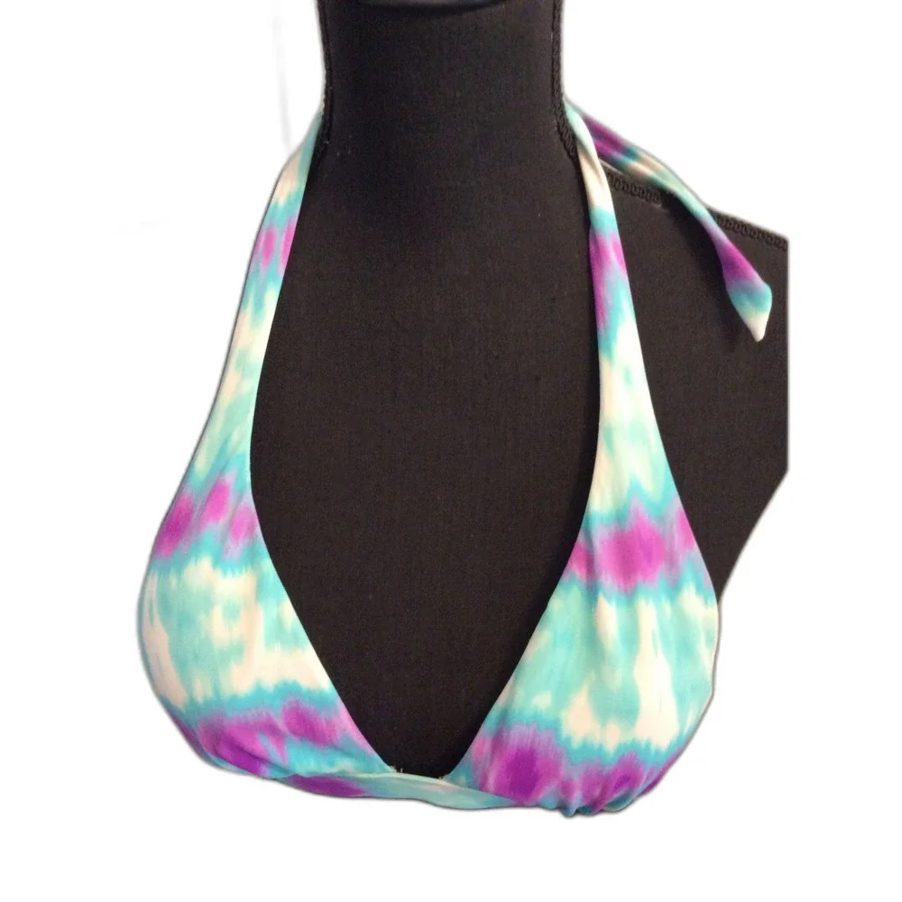 Victoria's Secret XS Bikini Top Teal Purple